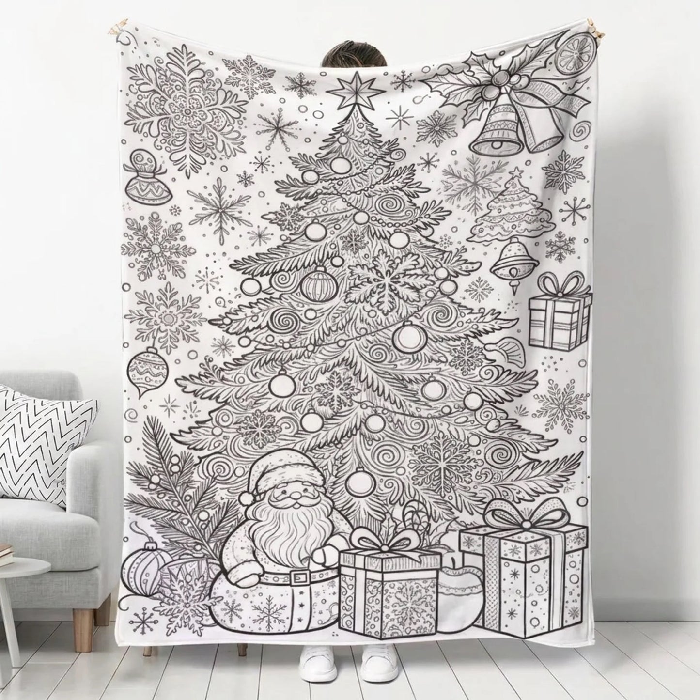 FestiveColor Drawable Christmas Blanket