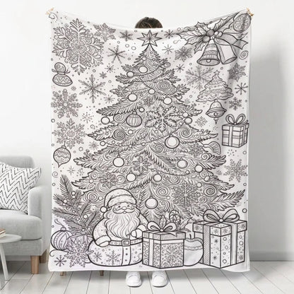 FestiveColor Drawable Christmas Blanket
