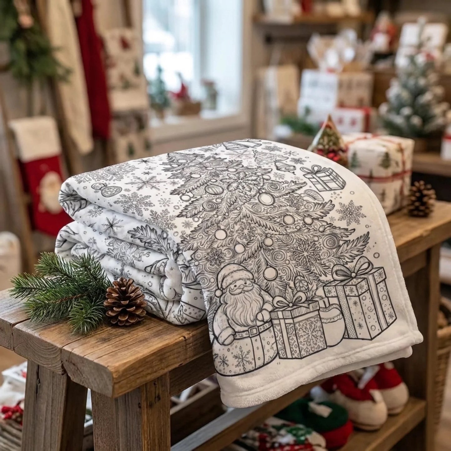 FestiveColor Drawable Christmas Blanket